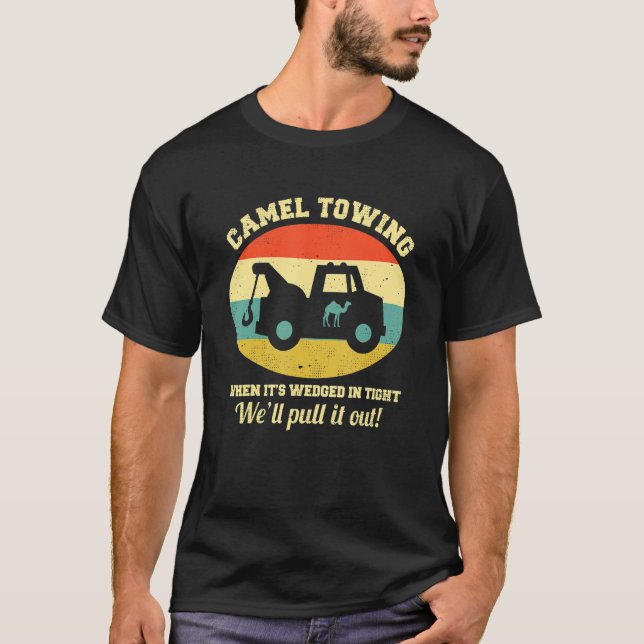 T-shirt Chameau Twing Retro Humour Adulte Dit Halloween (Devant)