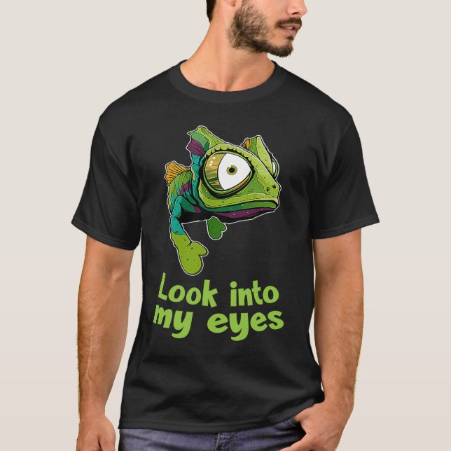 T-shirt Chameleon  Look Itno My Eyes Chamaeleonidae  1 (Devant)