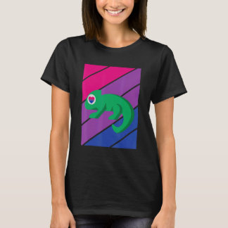 T-shirt Chameleon Pride Bisexual Flag LGBTQ Proud Ally Pri