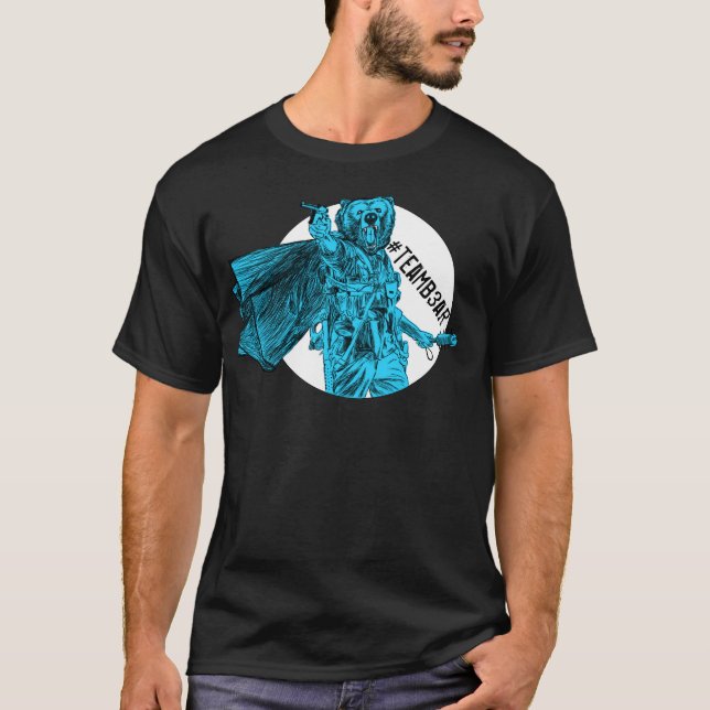 T-shirt Champ de bataille B3ar #teamb3ar (Devant)