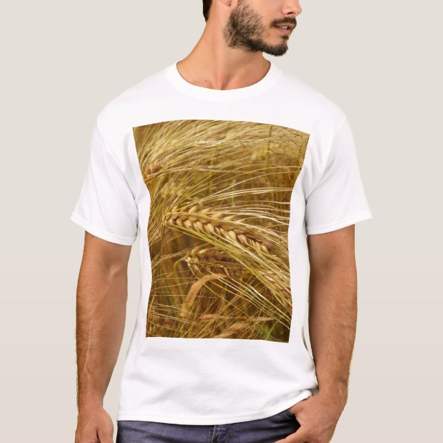 T-shirt Champ de blé. C’est l’heure de la récolte ! (Devant)