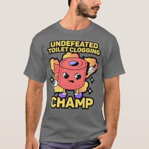 T-shirt Champ de coupe de toilettes non battu 3