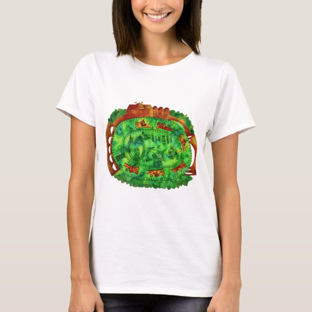 T-shirt Champ de courses de Chester (Devant)