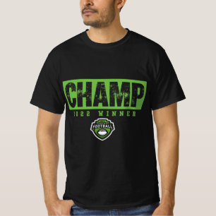 T-shirt Champ de football Imaginaire Vingt-deux gagnant