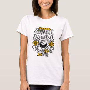 T-shirt champ de tir - gardez