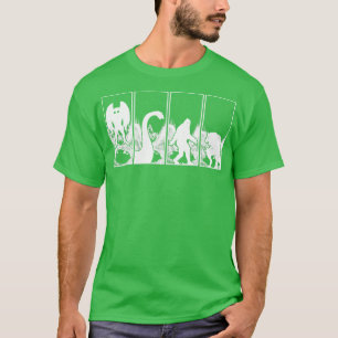 T-shirt Champ Dogman Et Mothman Cryptozoology