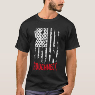 T-shirt Champ pétrolifère du drapeau américain