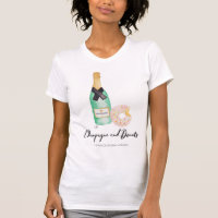 Champagne et aquarelle T de butées toriques