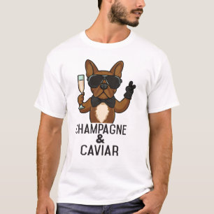 T-shirt Champagne et Caviar