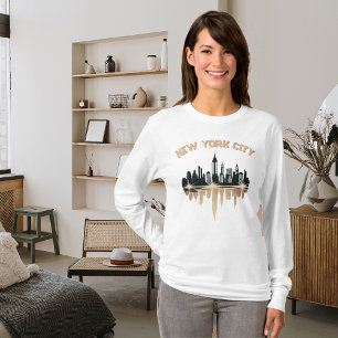 T-shirt Champagne Shimmer White