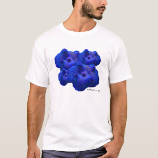 T-shirt Champignon bleu, espèces d'Actinodiscus de corail