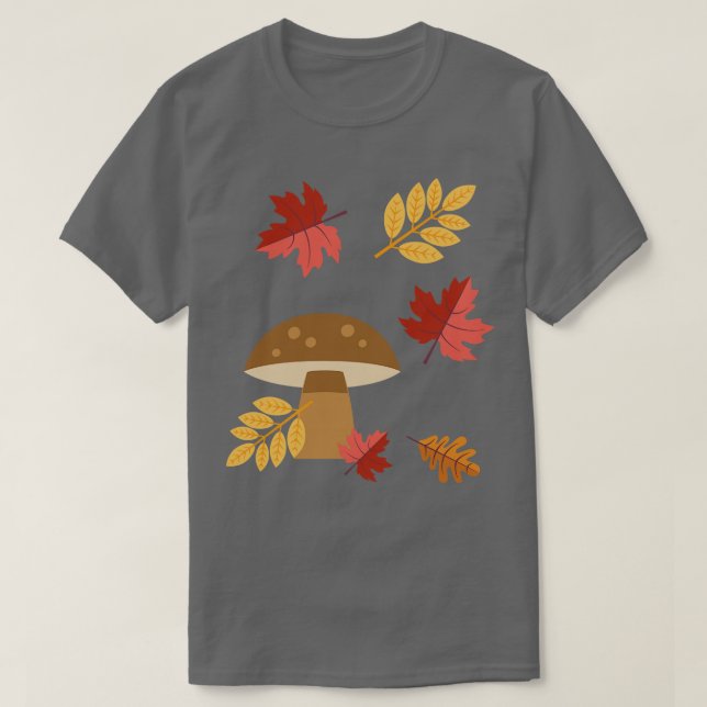 T-shirt Champignon de automne mignon (Design devant)