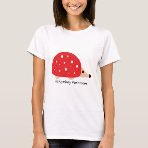T-shirt Champignon de Hérisson mignon et drôle