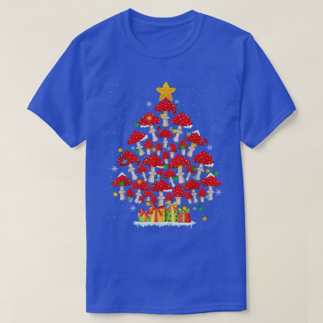 T-shirt Champignon G4Yw Pyjama arbre de Noël Joyeux Noël P (Design devant)