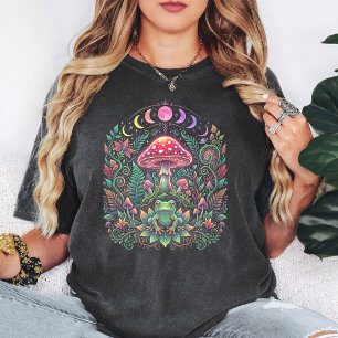 T-shirt Champignon Grenouille Psychedelique Fantaisie Phas