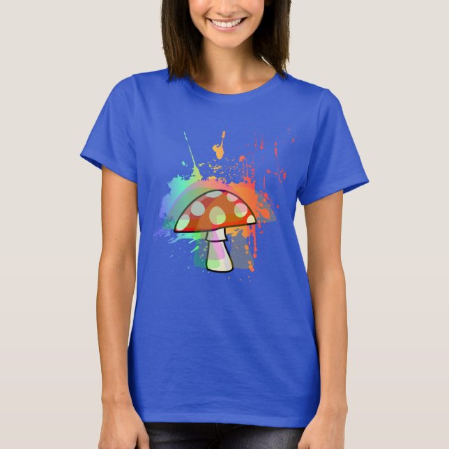 T-shirt champignon psychédélique Amanita Muscaria (Devant)