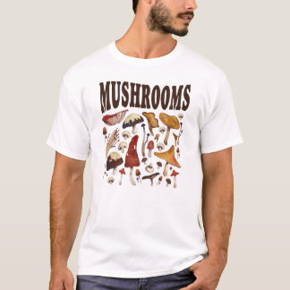 T-shirt Champignons Amusants Champignons