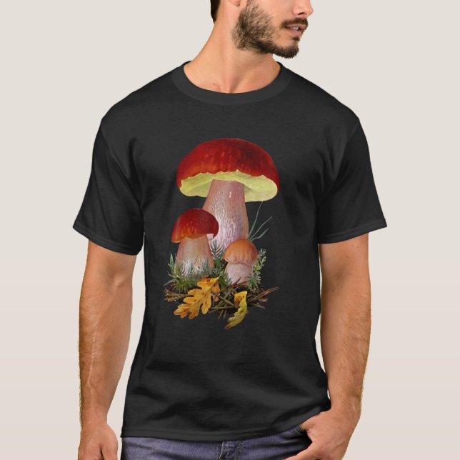 T-shirt Champignons amusants chasse champignons chasse Myc (Devant)