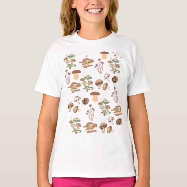 T-shirt Champignons assortés (Devant)