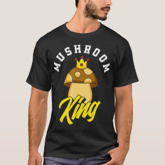 T-shirt Champignons champignon Roi Champignons Chasseur de