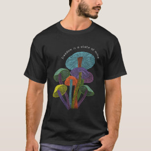 T-shirt Champignons Colorés D'Imagination
