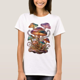 T-shirt Champignons d'argent vifs de la GALAXIE