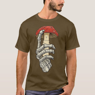 T-shirt Champignons de chasse Chasse Cottagecore foncé Ske