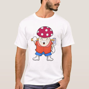 T-shirt Champignons en tant qu'agriculteur avec l'Ax