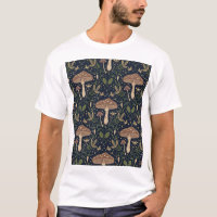 Champignons Fantaisistes de la Forêt Motif Botaniq
