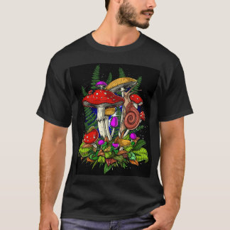 T-shirt Champignons magiques Champignons Buddha Zen OM T S