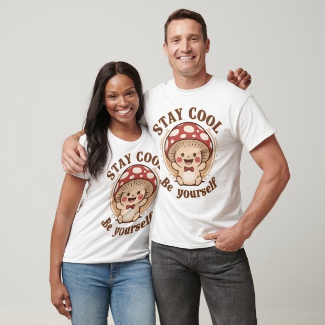 T-shirt Champignons positifs (Unisexe)