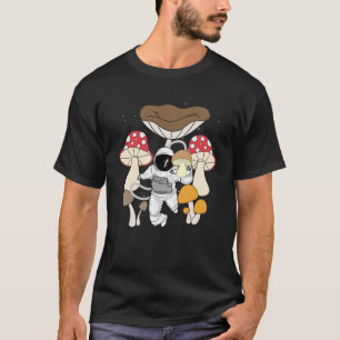 T-shirt Champignons psychédéliques de l'astronaute spatial