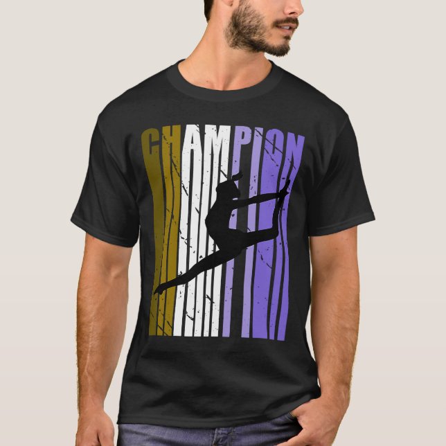 T-shirt Champion Brown De Danse Anniversaire Comédie (Devant)
