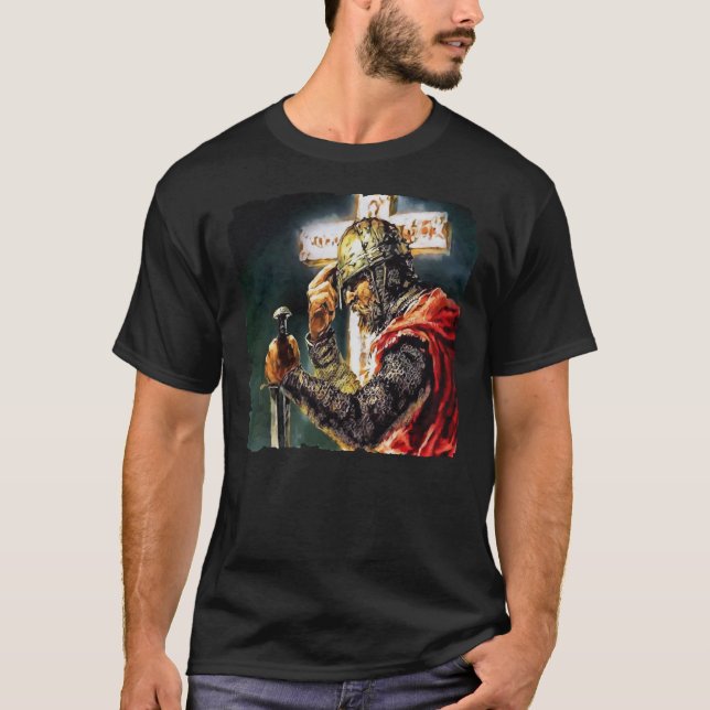 T-shirt Champion classique Crusader Knight Usyk (Devant)