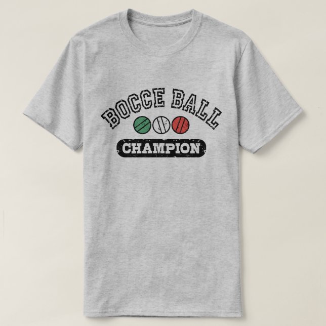 T-shirt Champion de Bocce Ball (Design devant)