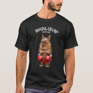 T-shirt Champion de boxe Nwarf Rabbit Fighter