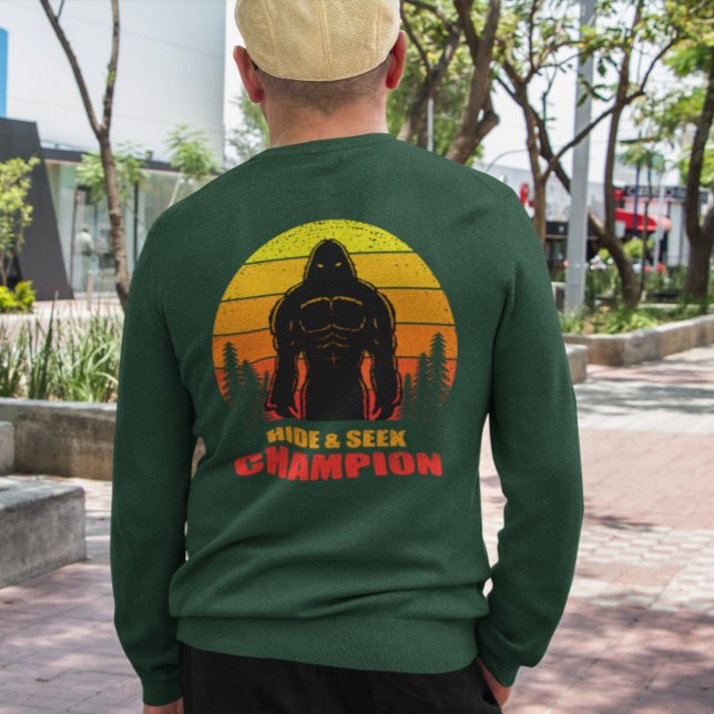 T-shirt Champion de cache-cache Bigfoot (Créateur téléchargé)