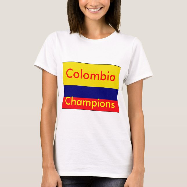 T-shirt Champion de Colombie (Devant)