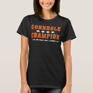 T-shirt Champion De Cornhole J'Aime Les Gros Sacs Et Je Ne