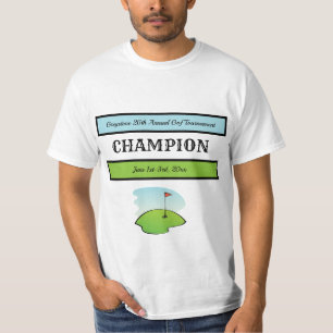 T-shirt Champion de golf éditable