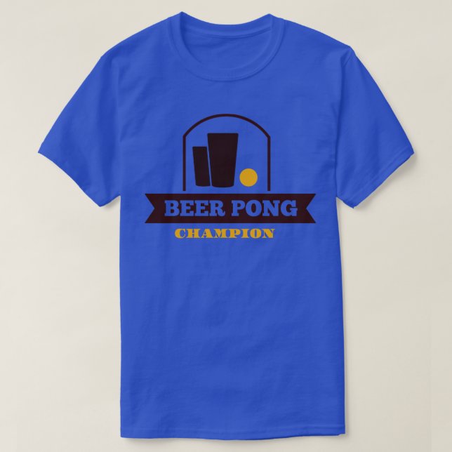 T-shirt Champion de la bière (Design devant)