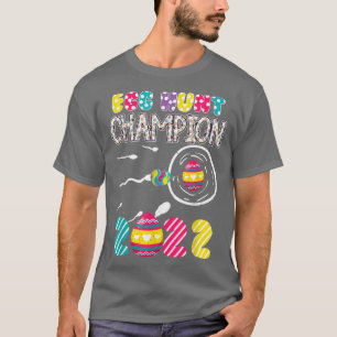 T-shirt Champion de la chasse aux oeufs Funny Pregnancy An