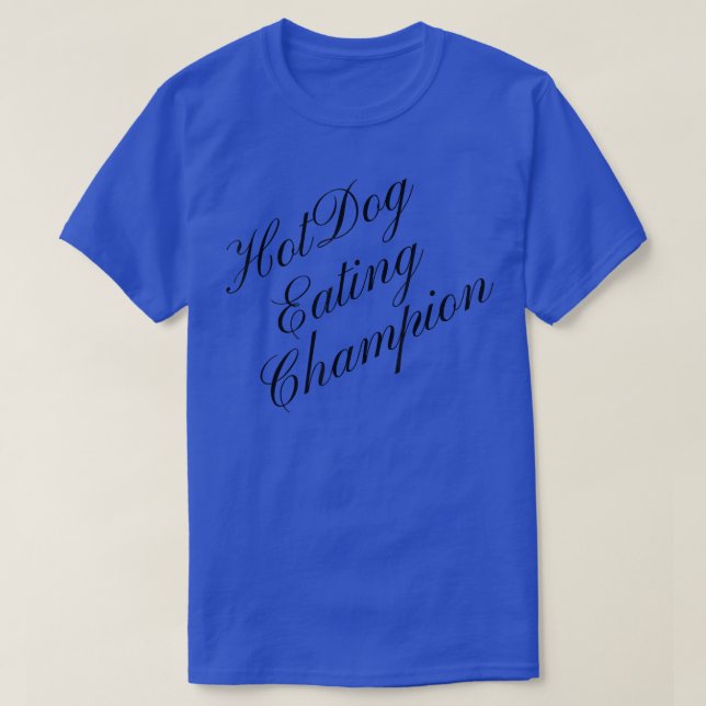 T-shirt Champion de la mangeoire de chien chaud Concurrenc (Design devant)