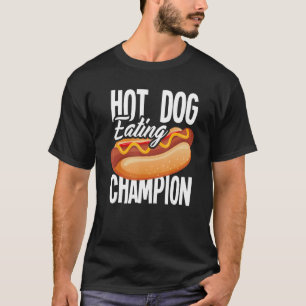 T-shirt Champion de la mangeoire de chien chaud Hot Dog