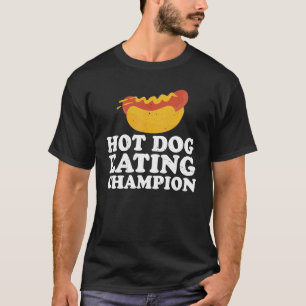 T-shirt Champion de mangeur de chien chaud