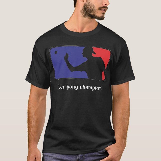 T-shirt Champion de puanteur de bière (Devant)