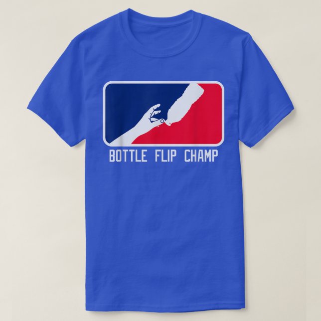 T-shirt Champion de retournement de bouteille d'eau - T-Sh (Design devant)