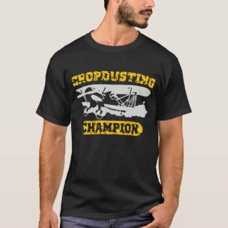 T-shirt champion de saupoudrage de culture