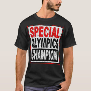 T-shirt Champion des Jeux olympiques spéciaux d'athlétisme