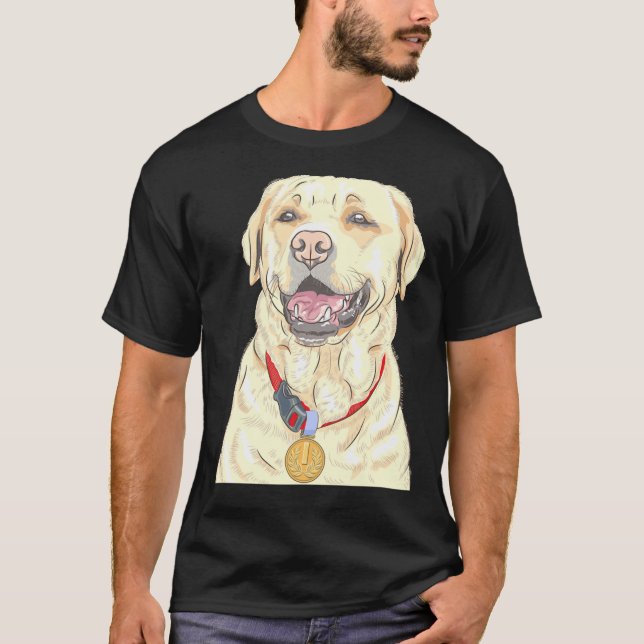 T-shirt Champion d'or (Devant)